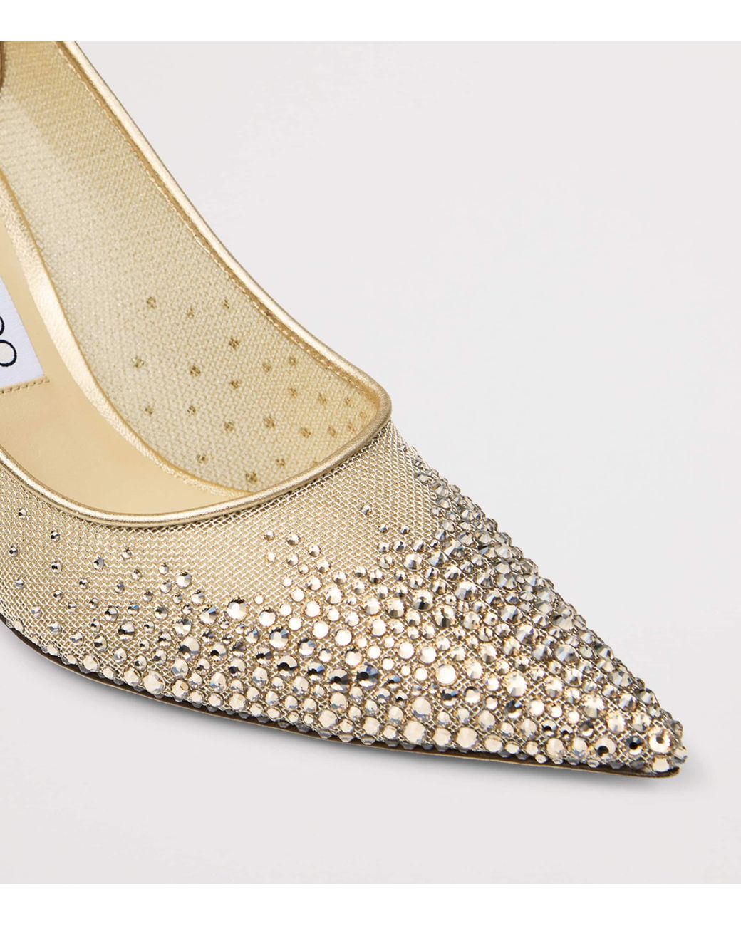 Jimmy Choo Natural Love 85 Embellished Pumps