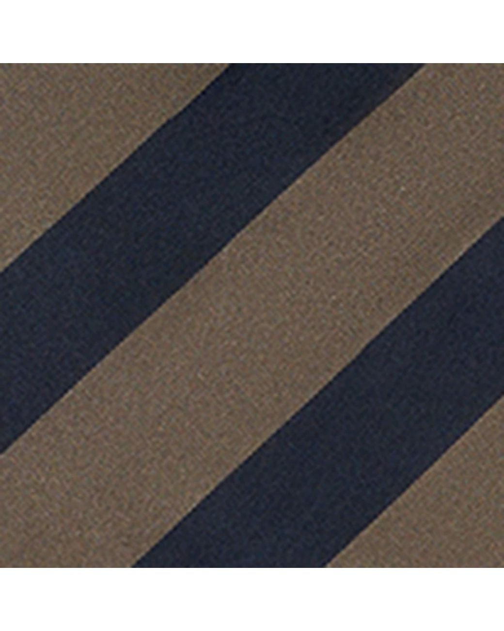 Dunhill Blue Mulberry Silk Stripe Tie for men