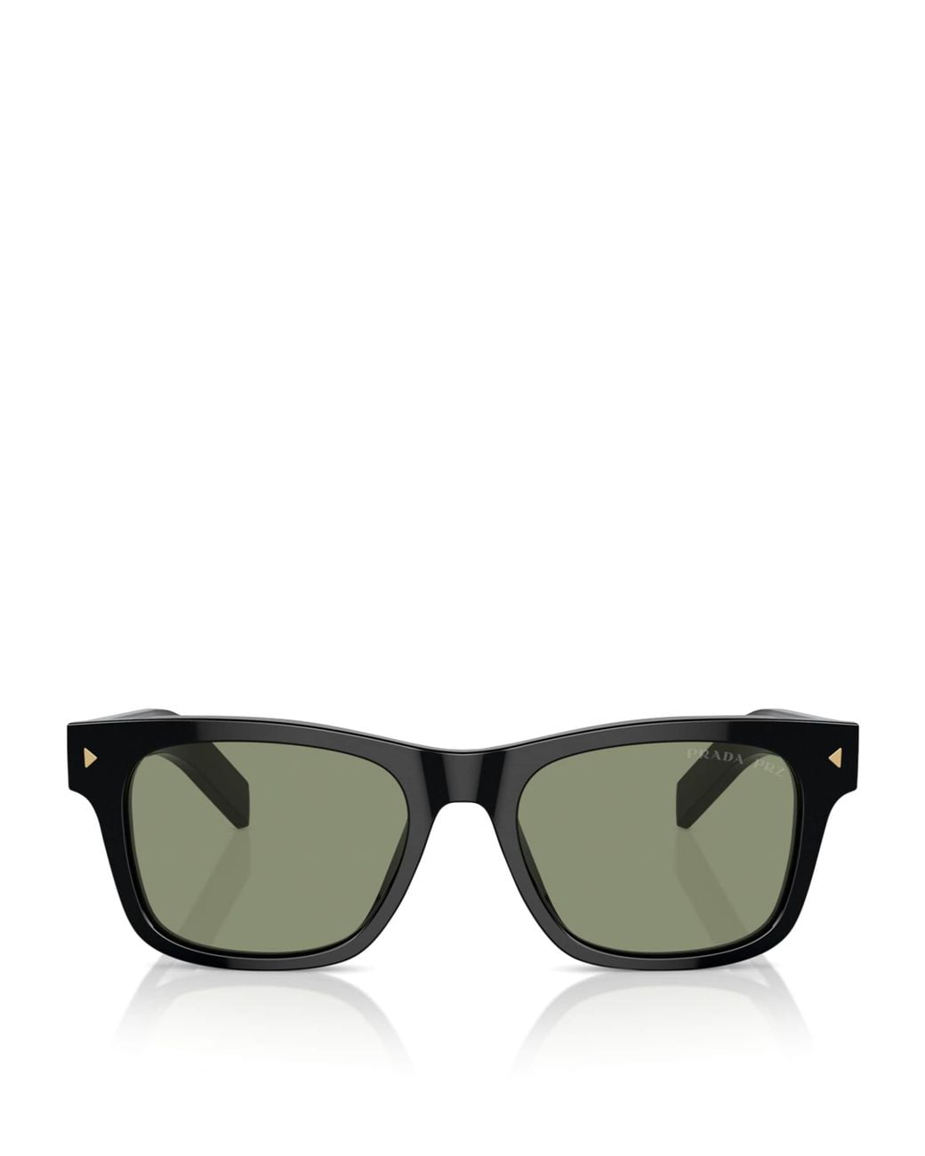 Prada Green Acetate Pr A17S Sunglasses for men