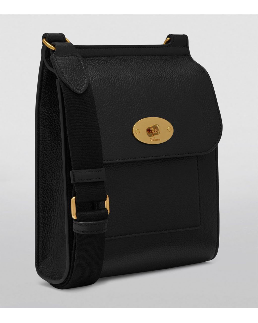 Mulberry Black Small Leather Antony Cross-Body Bag for men