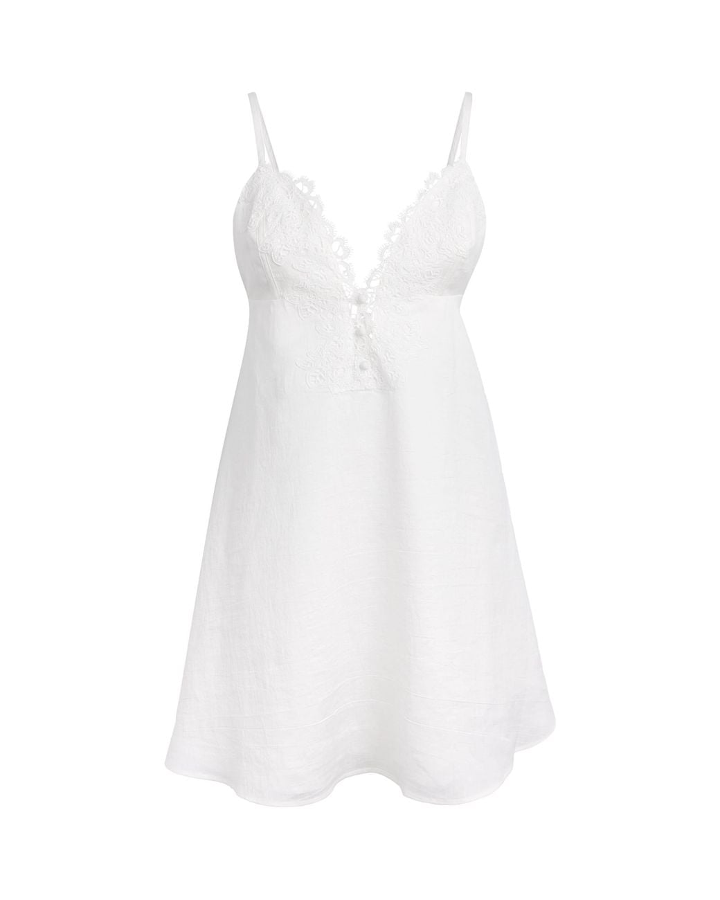 Claudie Pierlot White A-Line Mini Dress