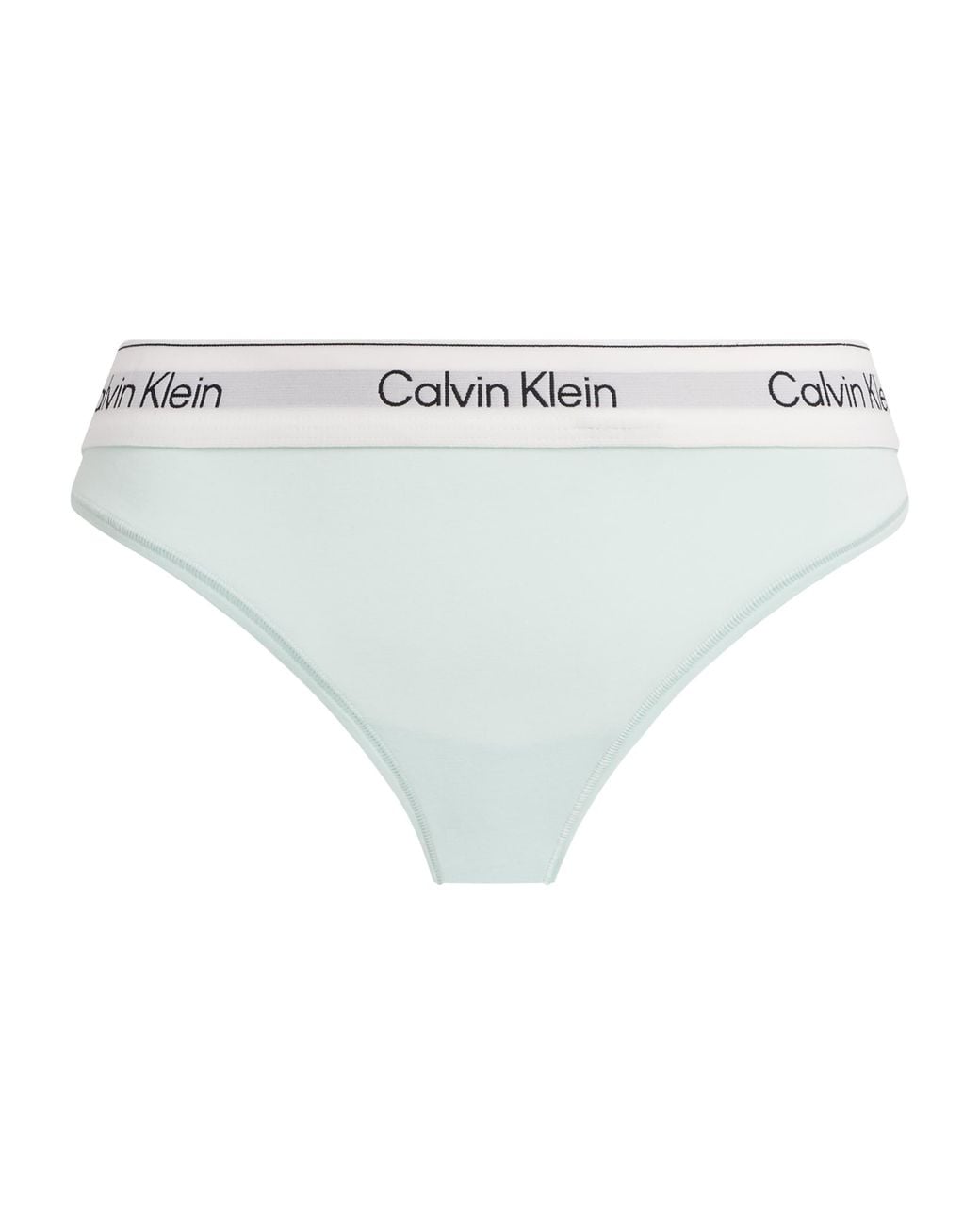 Calvin Klein White Cotton-Blend Icon Thong
