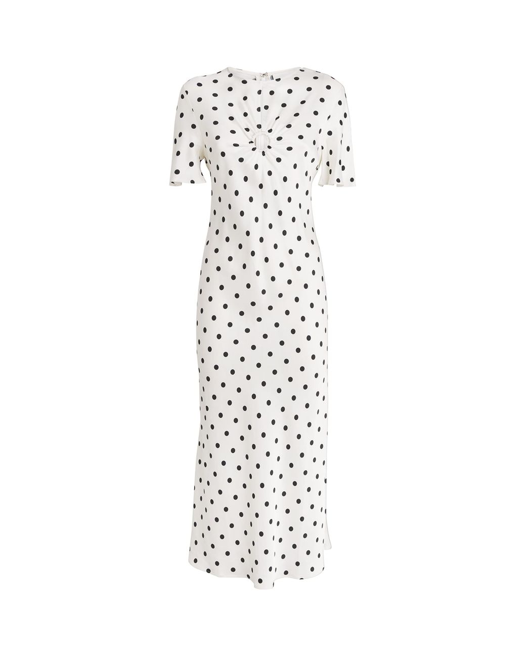 chinese dress ladies Polka Dot Maxi Dress | Flowy Neutral Outfits main image 0