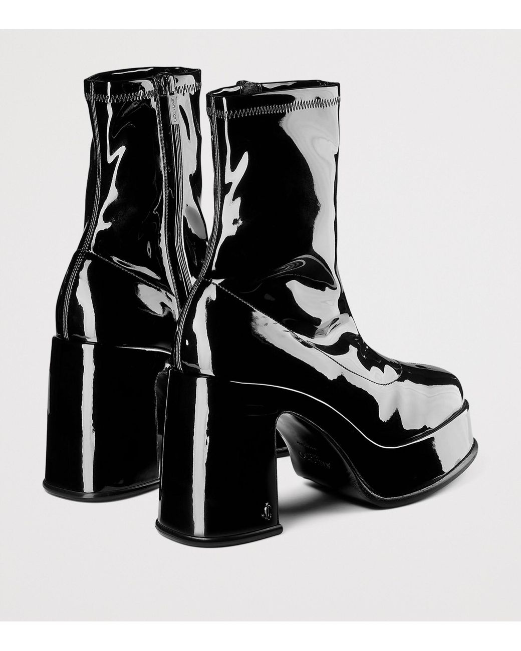 Jimmy Choo Black Hadi 100 Heeled Ankle Boot