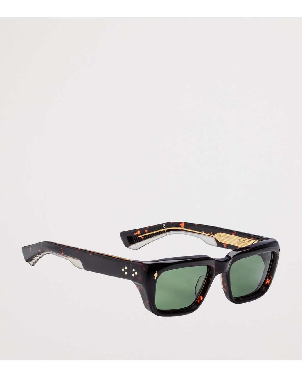 Jacques Marie Mage Black Walker Rectangle Sunglasses