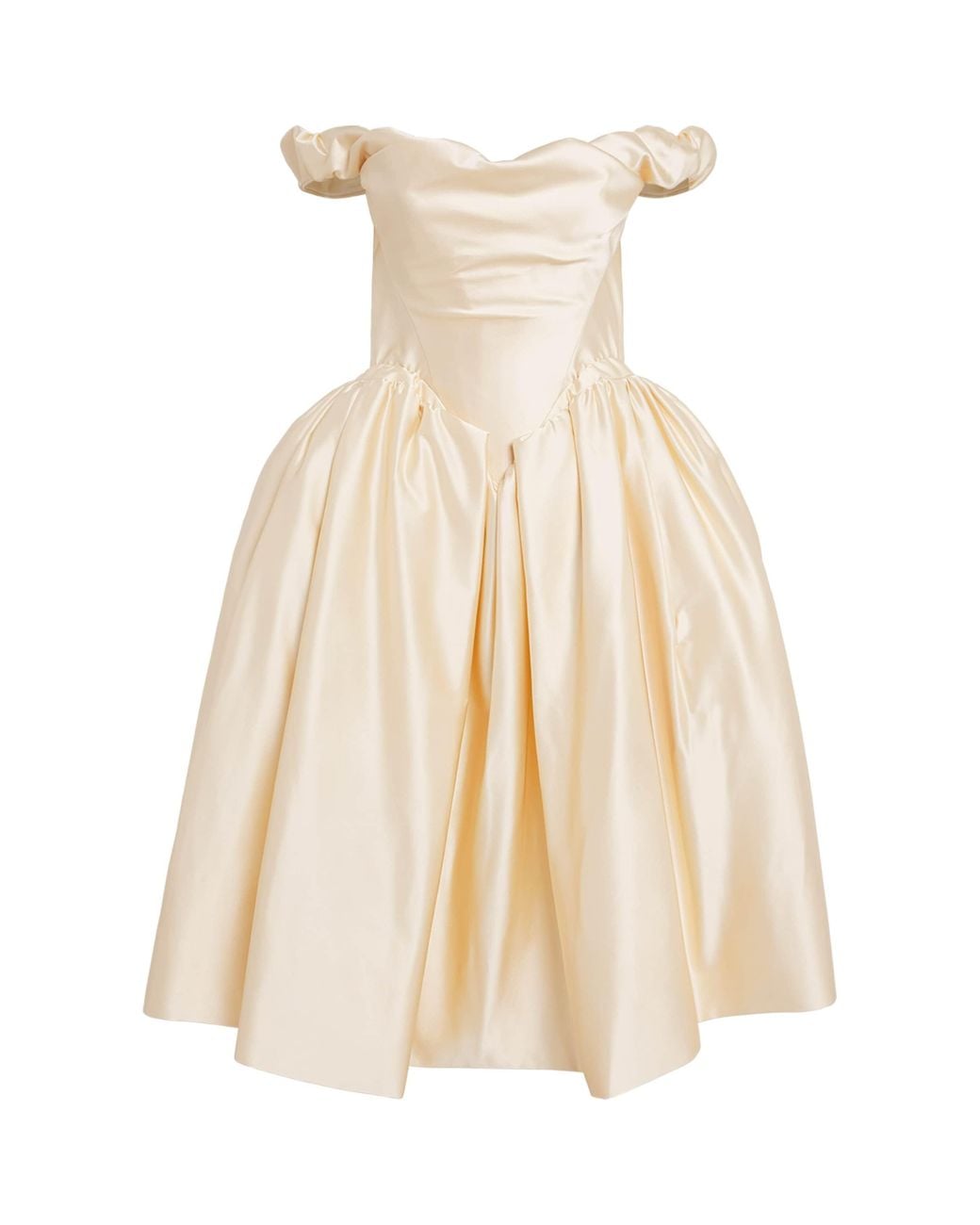 Vivienne Westwood Natural Satin Lady Midi Dress