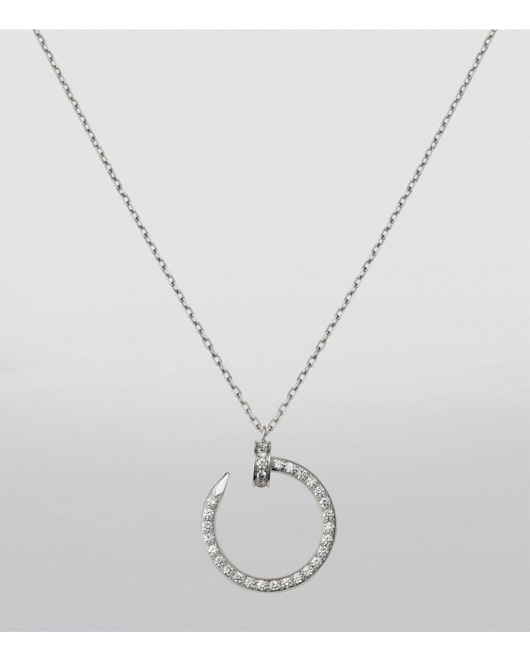 Cartier Metallic And Diamond Juste Un Clou Necklace