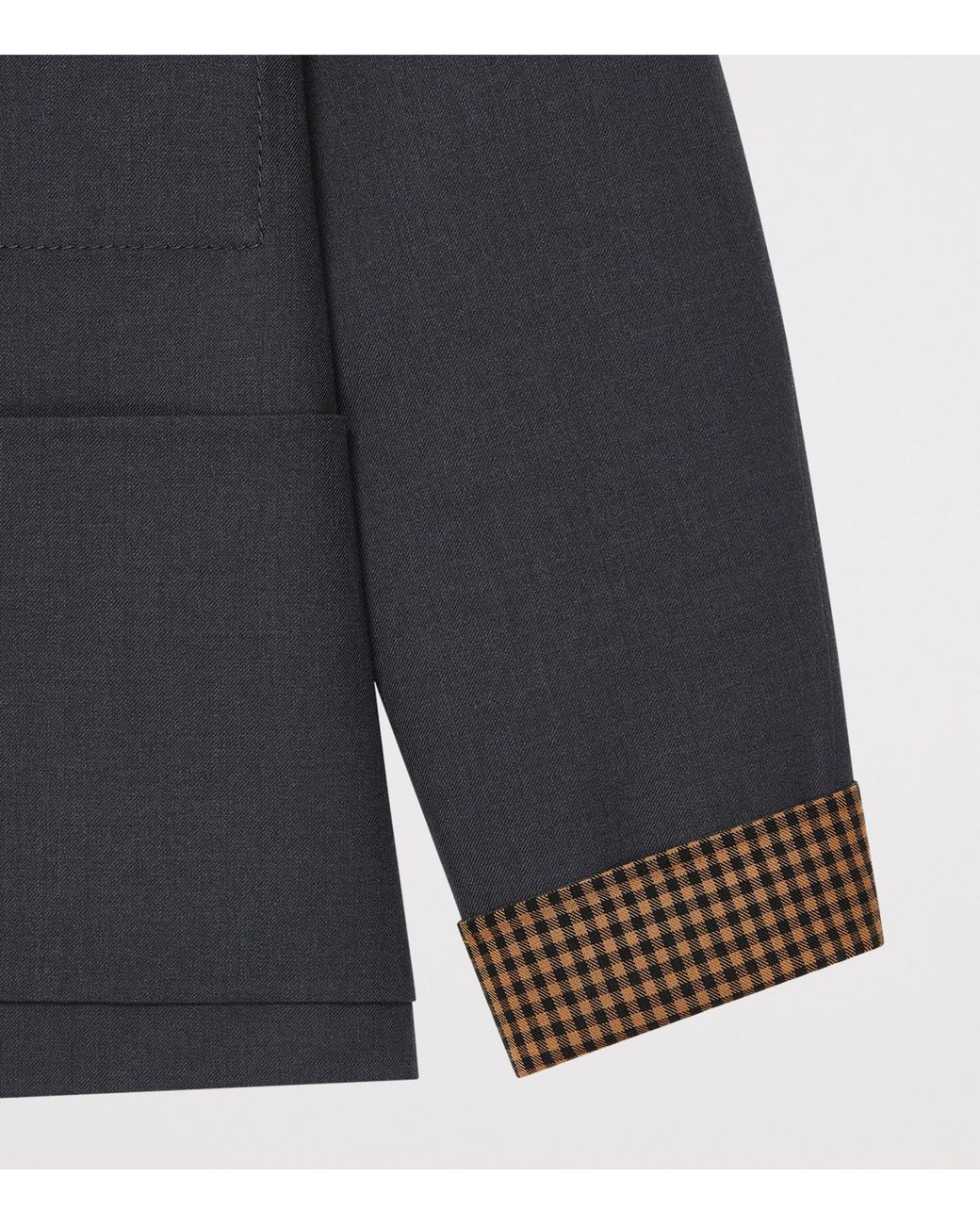 Givenchy Blue Wool-Silk Overshirt for men