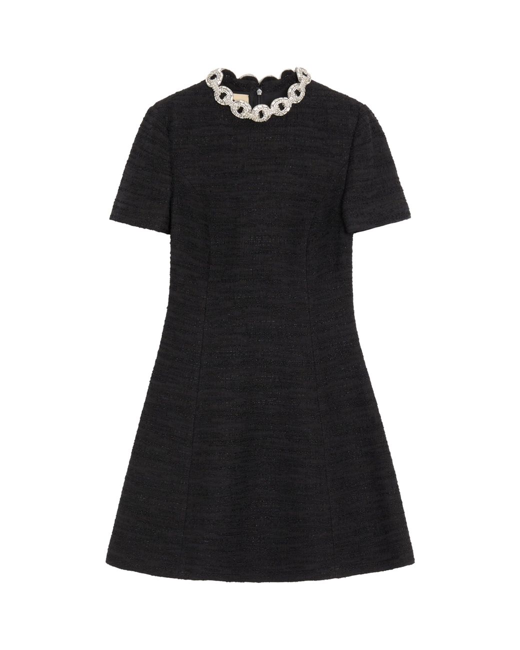 Valentino Black Embellished Mini Dress
