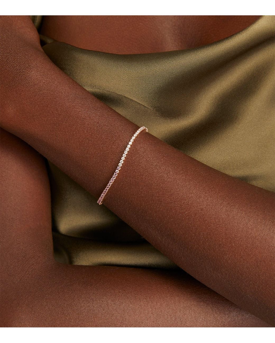 Anita Ko Natural Diamond And Sapphire Hepburn Bracelet