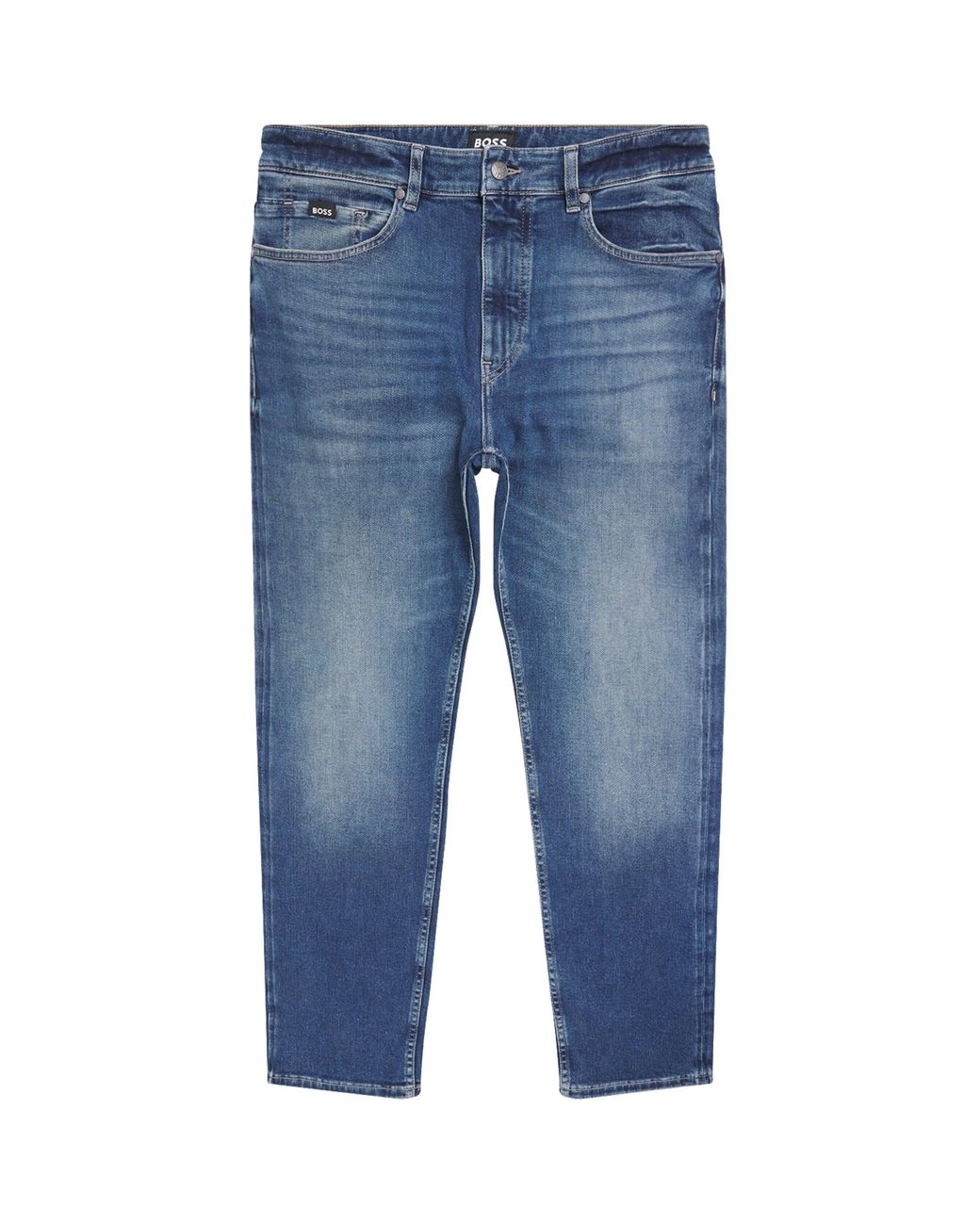 Boss Blue Stretch-Denim Slim Jeans for men