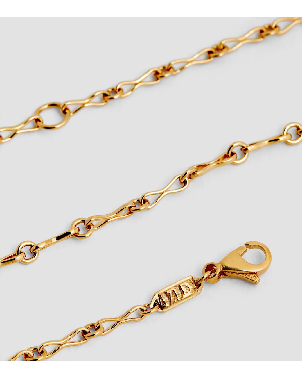 Azlee Metallic Small Circle Link Chain Necklace