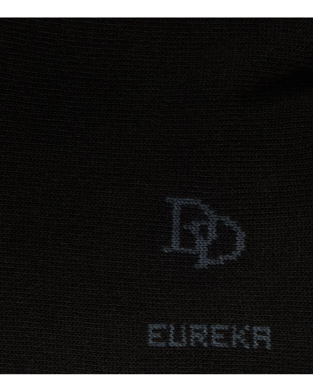 Doré Doré Black Egyptian Cotton-Blend Eureka Trainer Socks for men