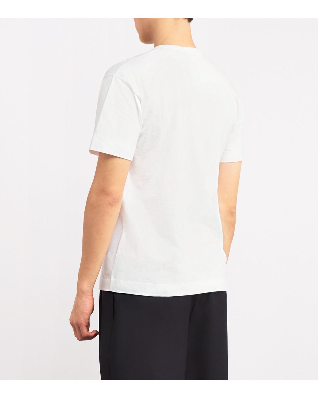 COMME DES GARÇONS PLAY White Heart Logo T-Shirt for men