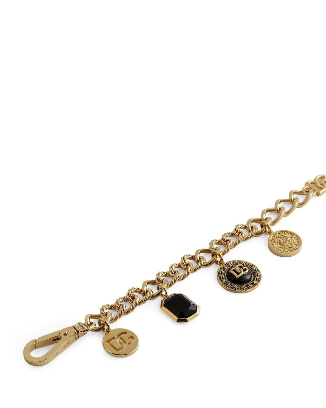 Dolce & Gabbana Metallic Like A Virgin Rope Charm Bracelet