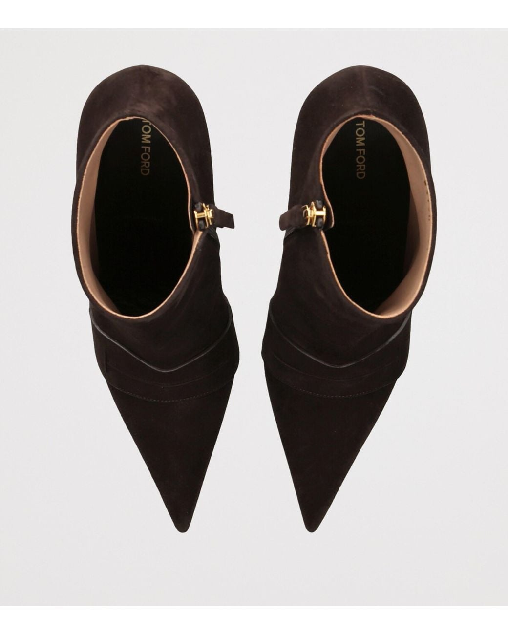 Tom Ford Black Suede Eve Ankle Boots 105