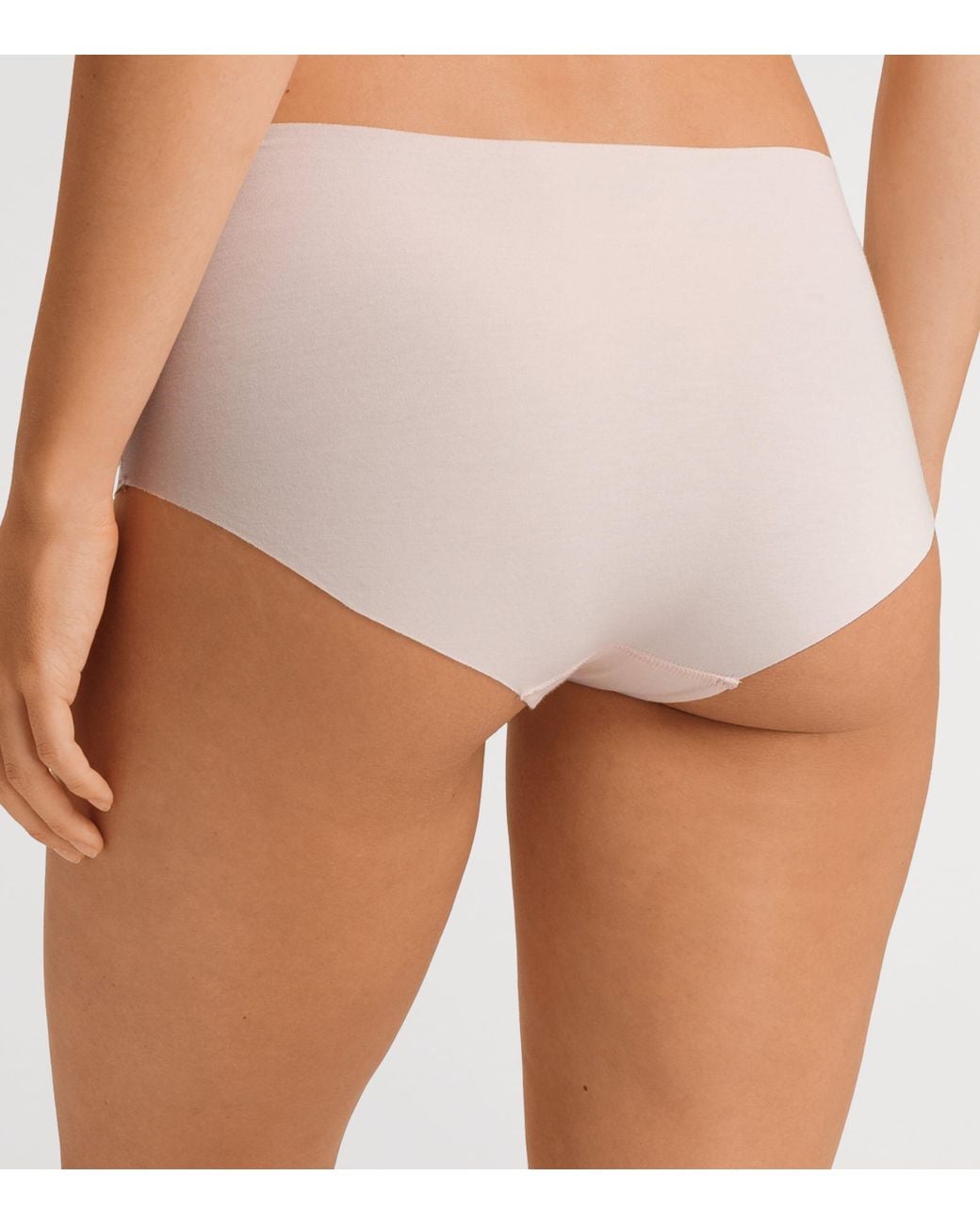 Hanro White Invisible Cotton Maxi Briefs