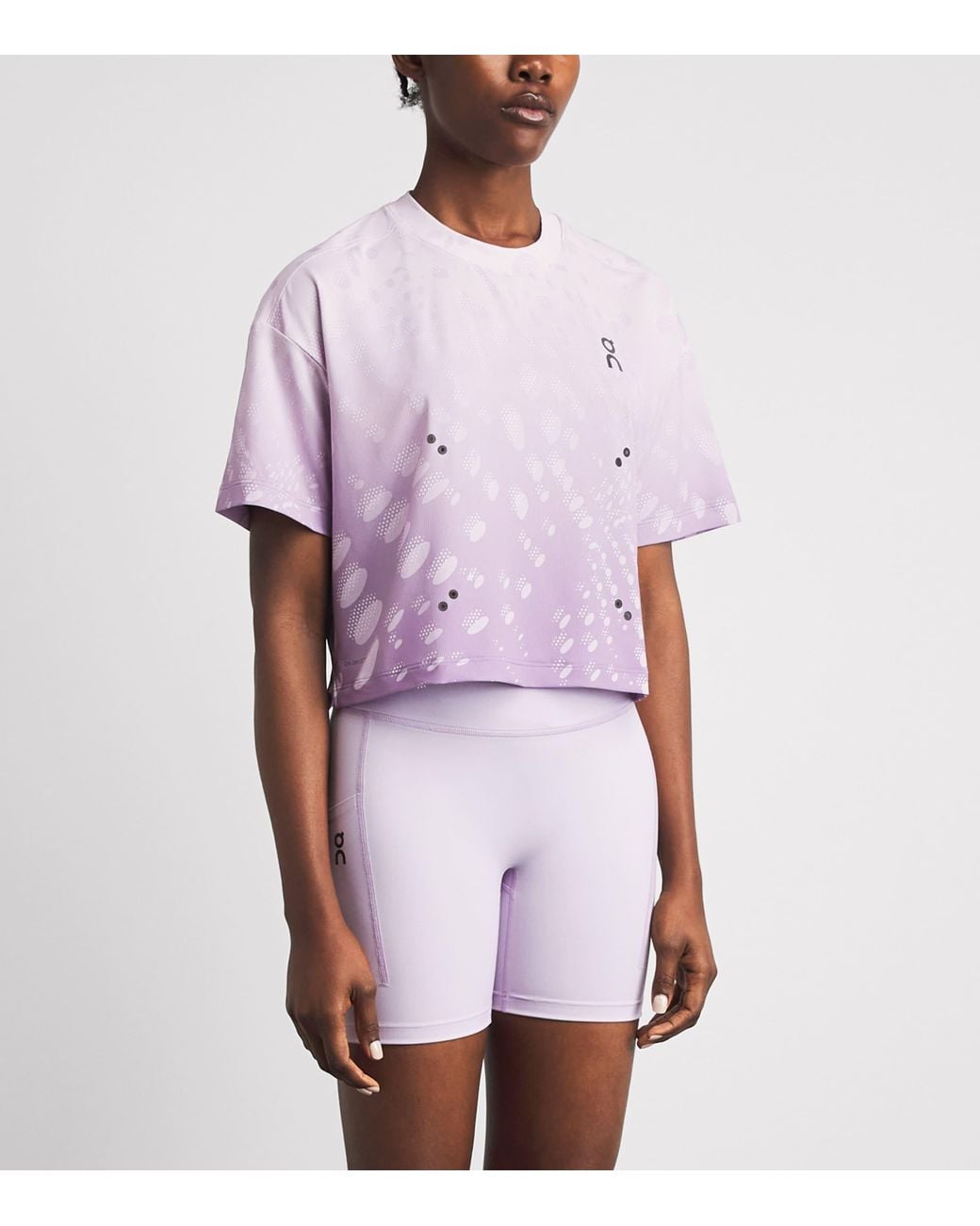On Shoes Purple Performance Volt T-Shirt