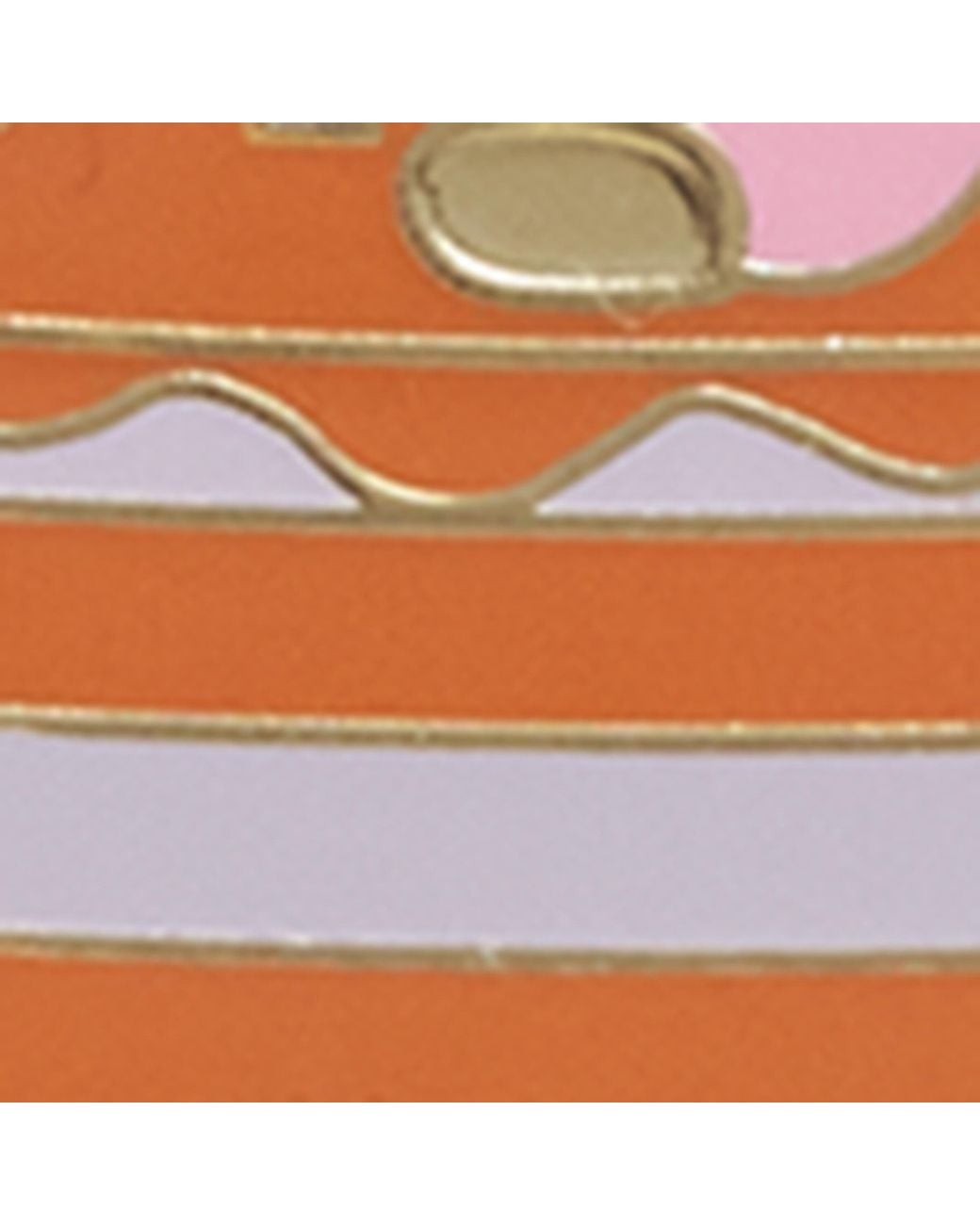 Harrods Pink Enamel Cake Pin Badge