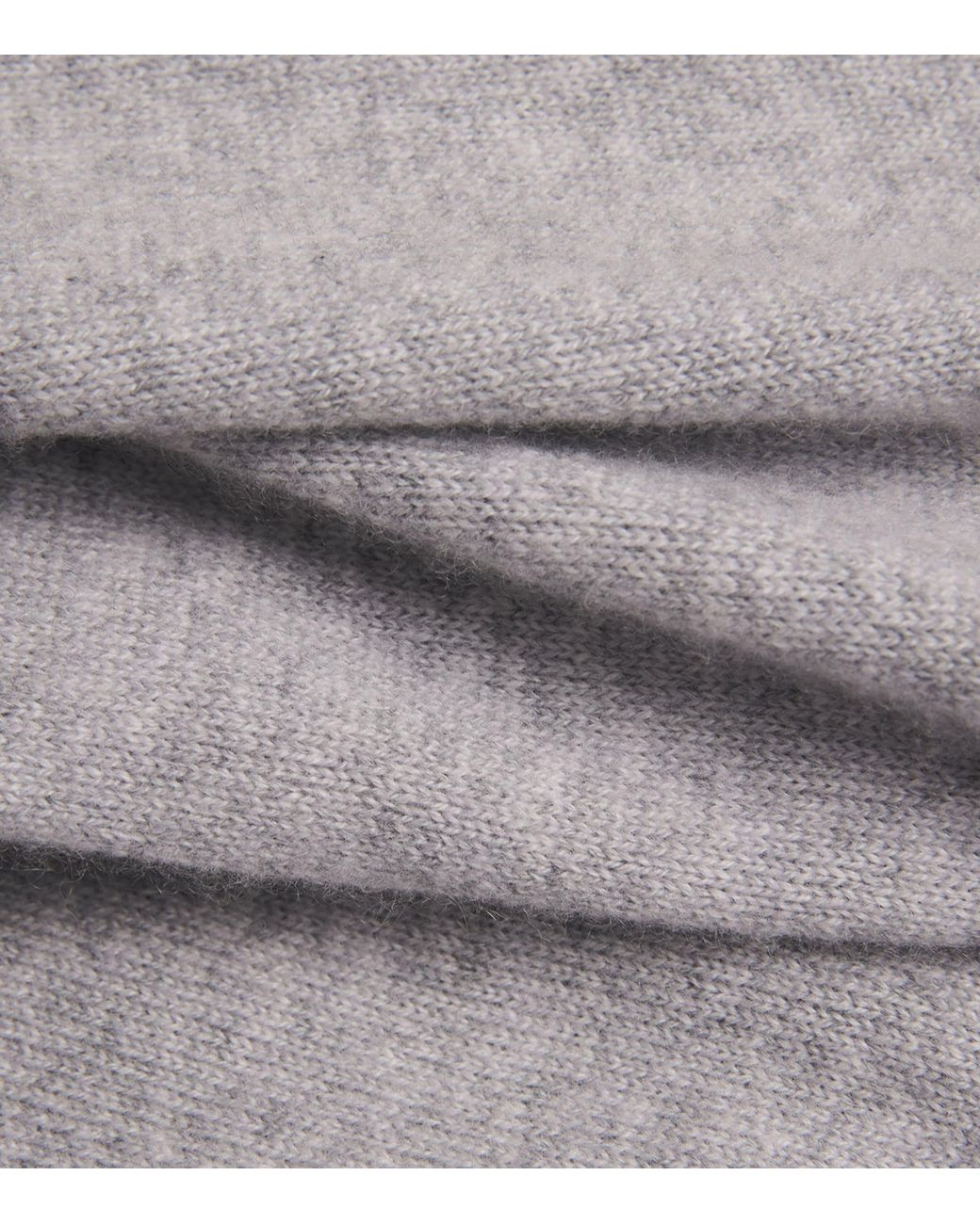 Colombo Gray Kid Cashmere Crew-Neck Sweater for men