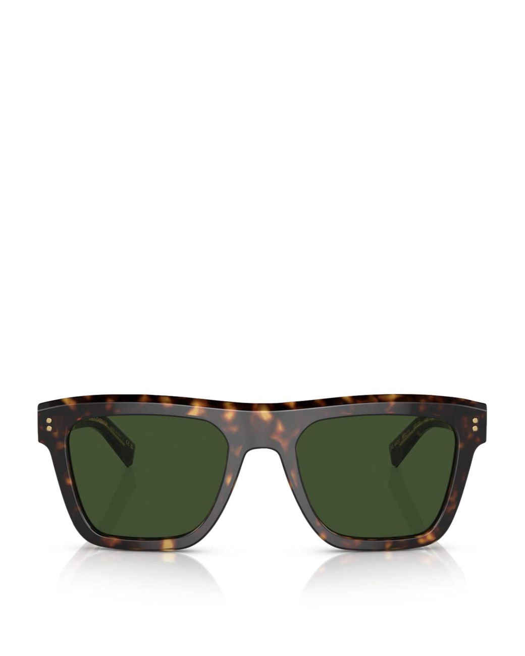 Dolce & Gabbana Green Acetate Square Domenico Sunglasses for men