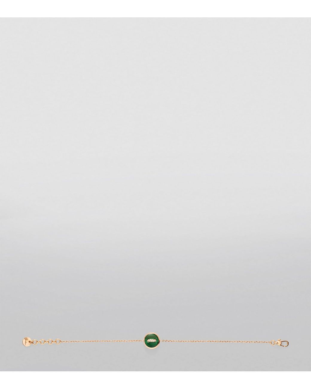 Pomellato Metallic Diamond, Malachite And Mother-Of-Pearl Pom Pom Dot Bracelet