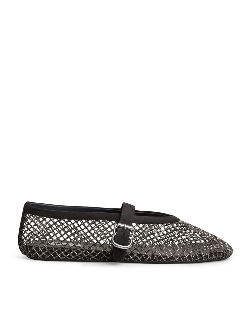 Alaïa Black Mesh Ballet Flats