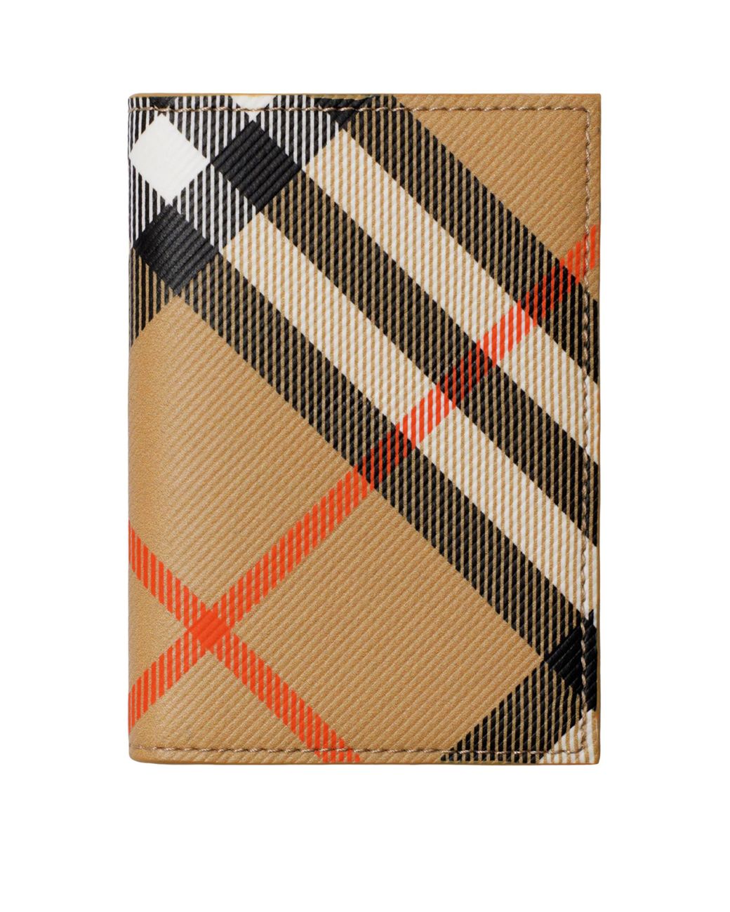 Burberry Metallic Check Folding Card Holder for men
