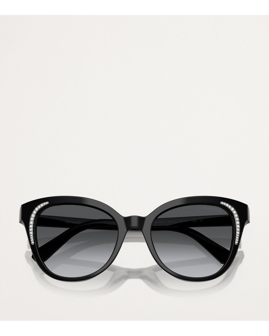Swarovski Black Acetate Sk6031 Sunglasses