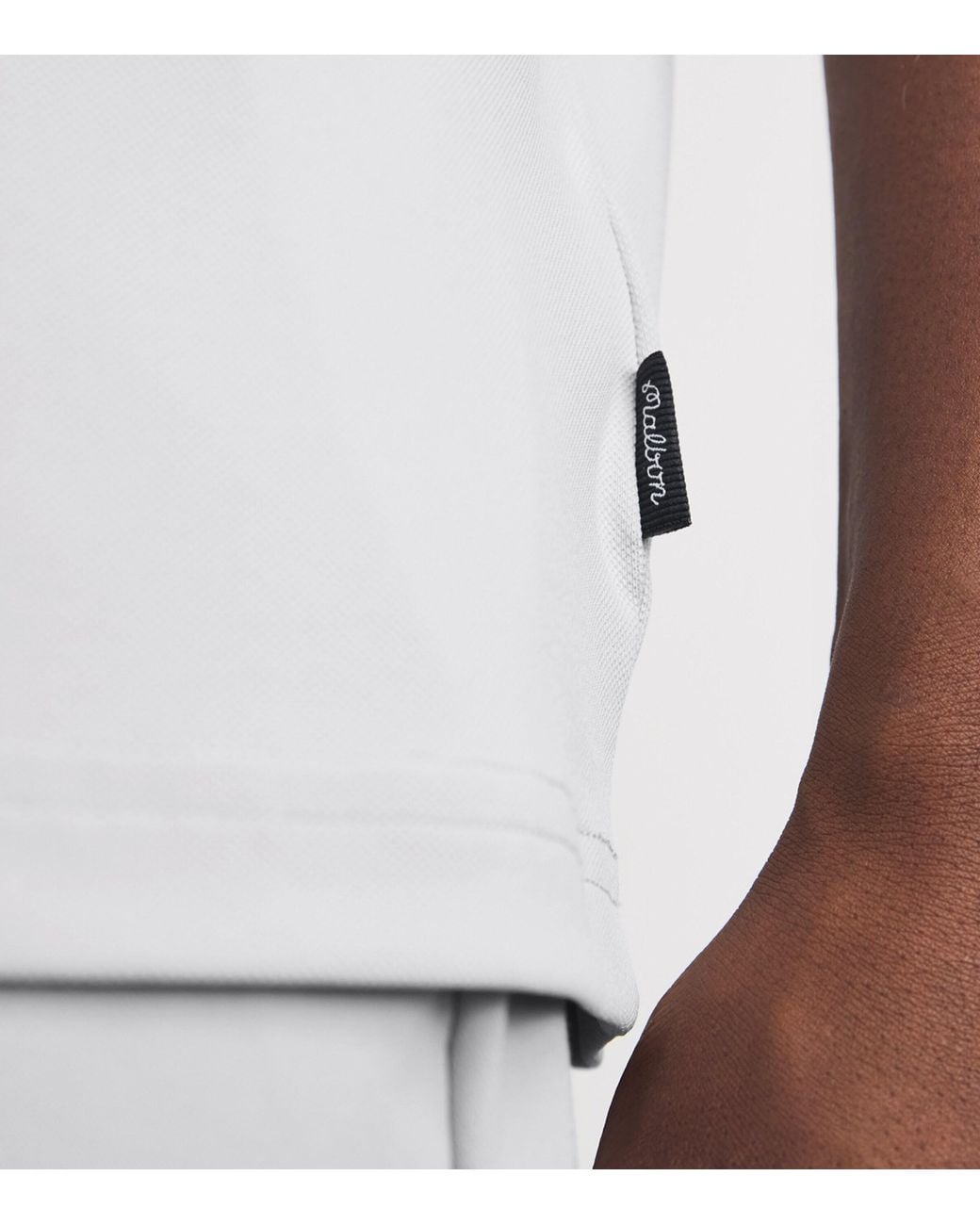 Malbon White Fairway Polo Shirt for men