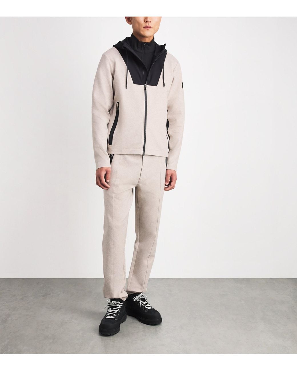 Bogner Natural Zip-Up Jannis Hoodie for men