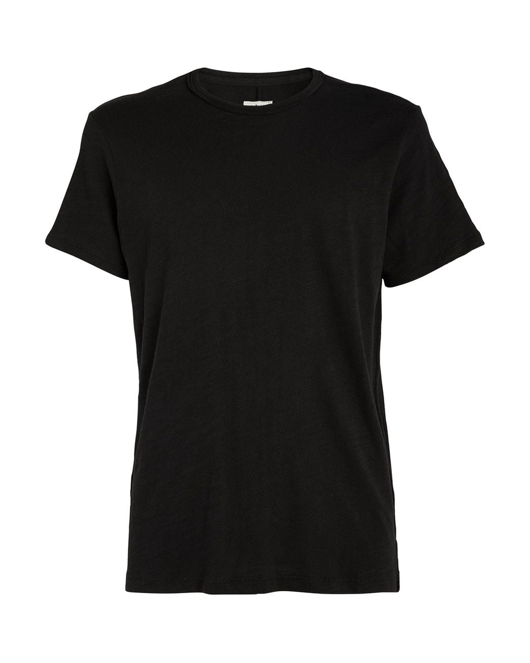 Rag & Bone Black Cotton Crew-Neck T-Shirt for men