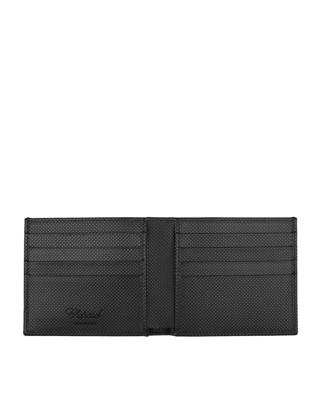 Chopard Black Classic Racing Bifold Wallet for men