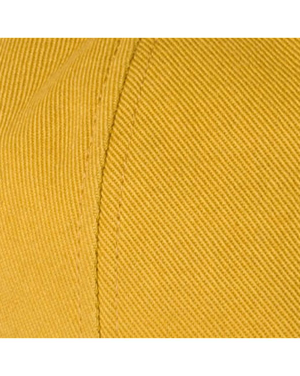 Miu Miu Yellow Cotton Cord-Detail Baseball Cap