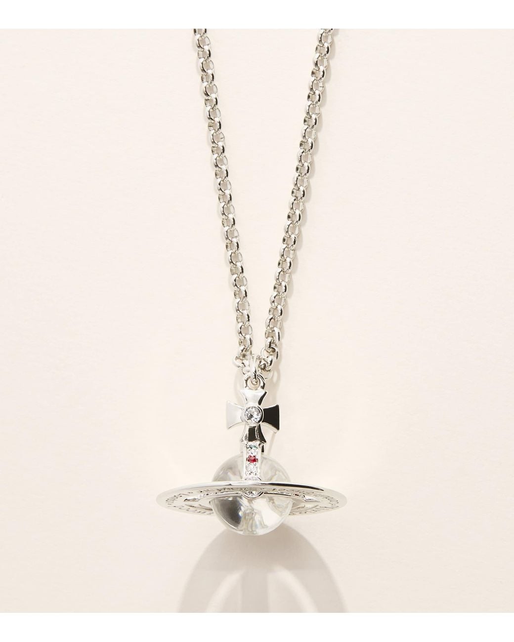 Vivienne Westwood Natural New Small Orb Pendant Necklace for men