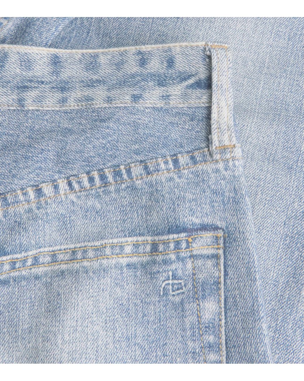 Rag & Bone Blue Miramar Andi Wide-Leg Jeans