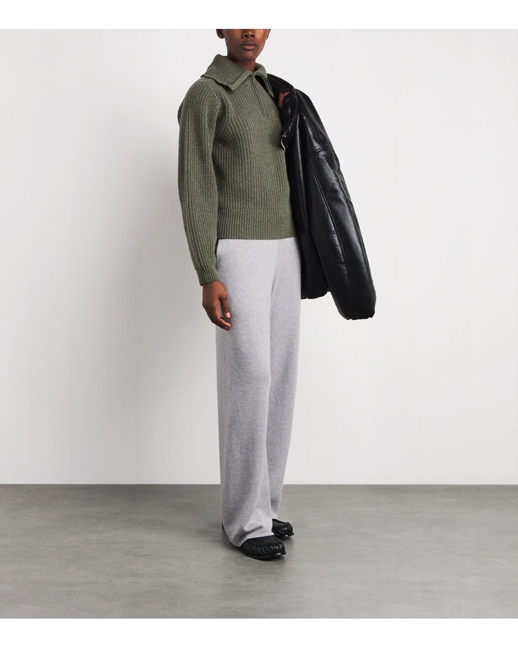 Molli Green Virgin Wool Sweater