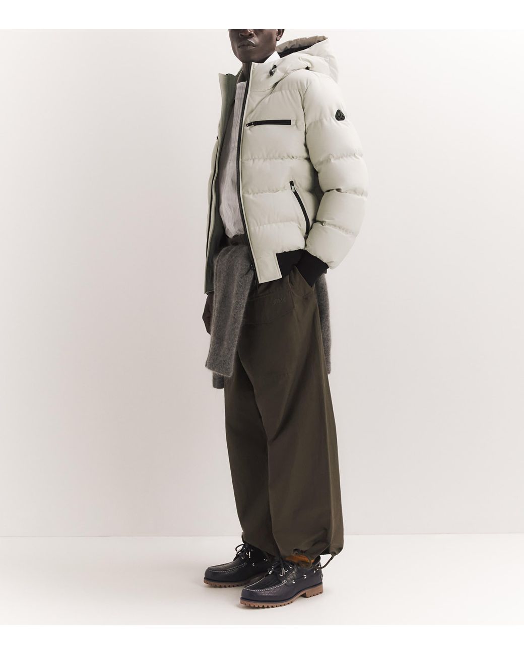 Moose Knuckles Natural Down Soho Bomber Jacket for men