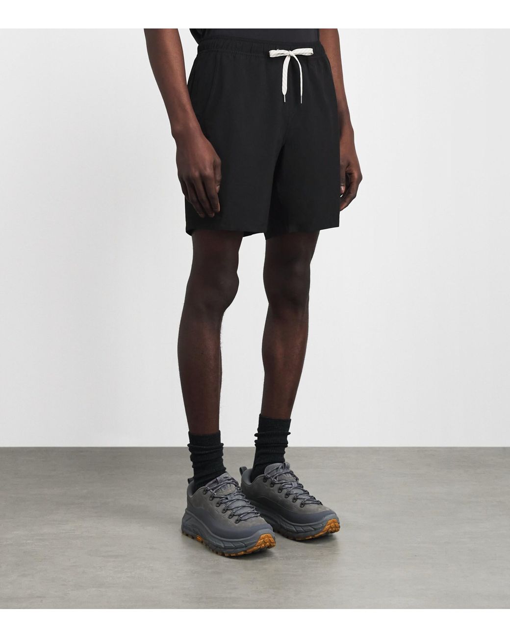 vuori Black Trail Shorts for men