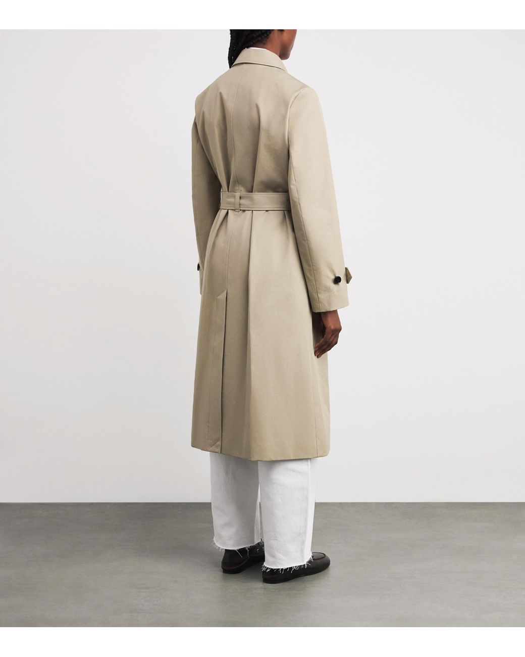 With Nothing Underneath Natural Cotton Chatsworth Trench Coat