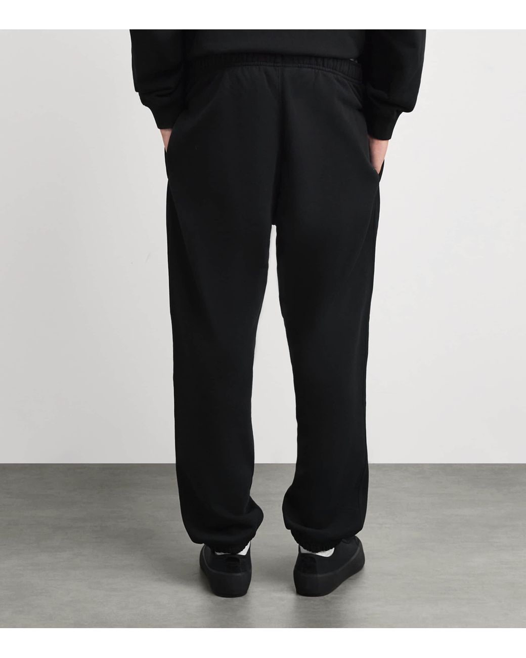 Canada Goose Black Organic Cotton Printed Rove Sweatpants for men