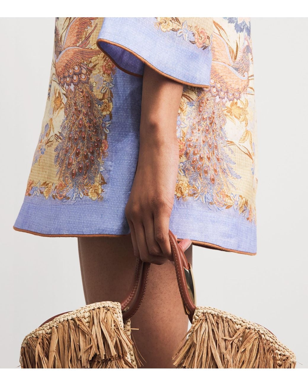 Zimmermann Natural Linen Indra Mini Tunic Dress