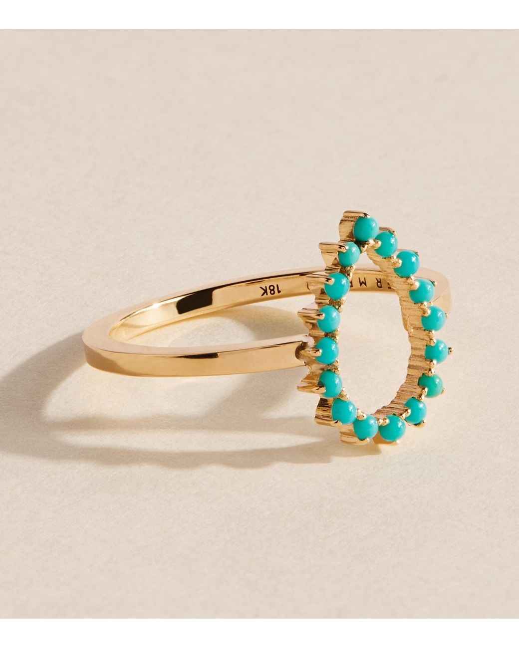 Jennifer Meyer Metallic Mini And Teardrop Ring