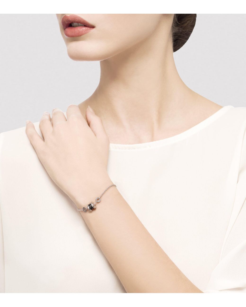 BVLGARI Metallic Sterling And Ceramic Save The Children Bracelet