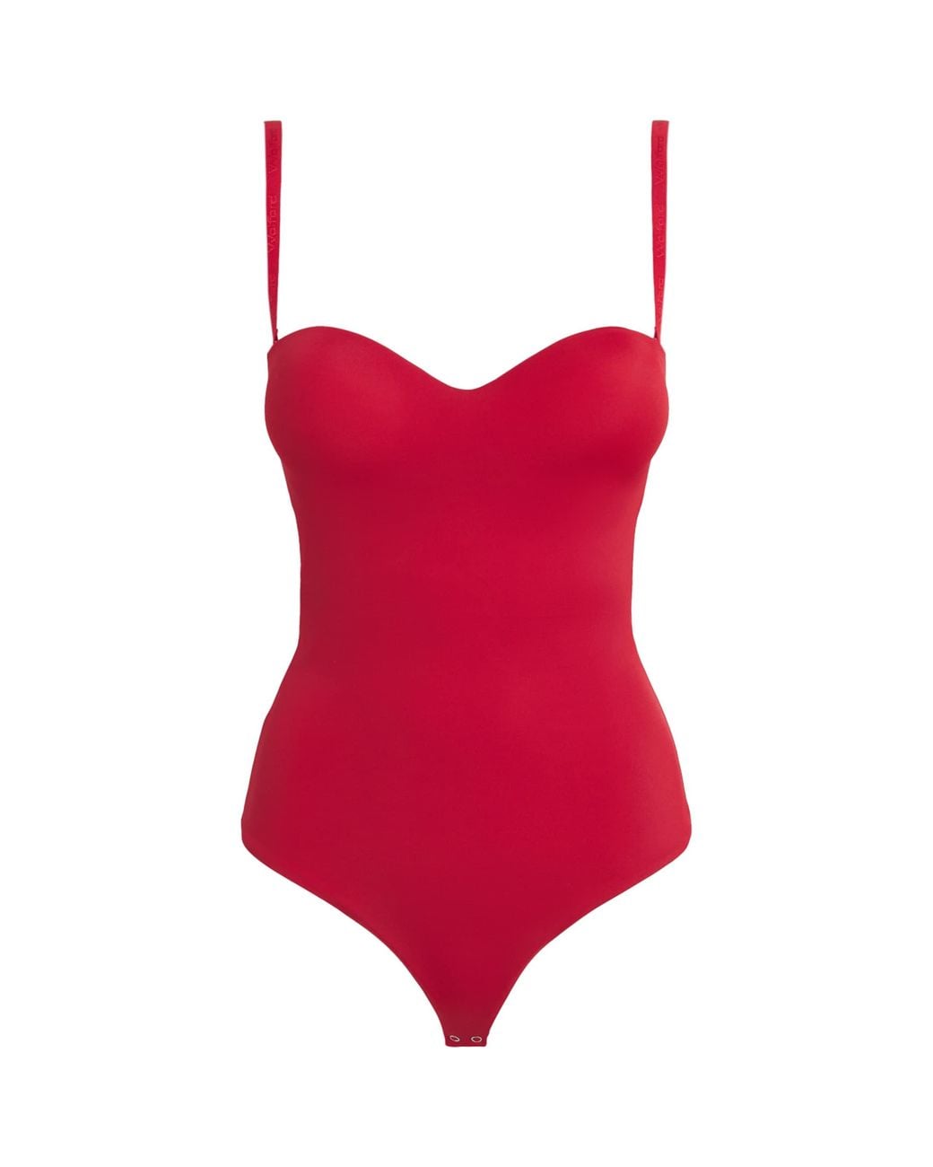 Wolford Red Mat De Luxe Forming Bodysuit