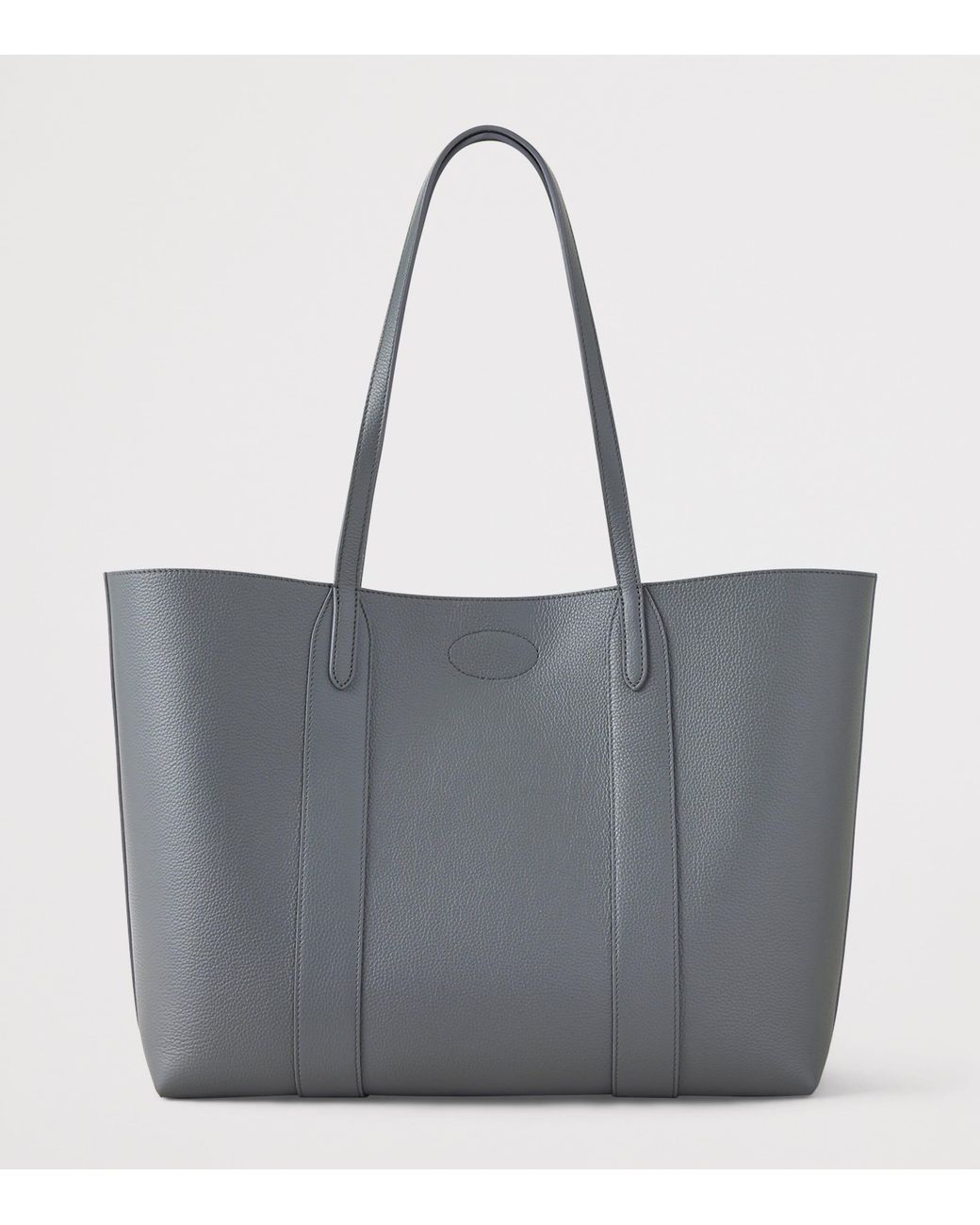 Mulberry Gray Small Leather Bayswater Tote Bag