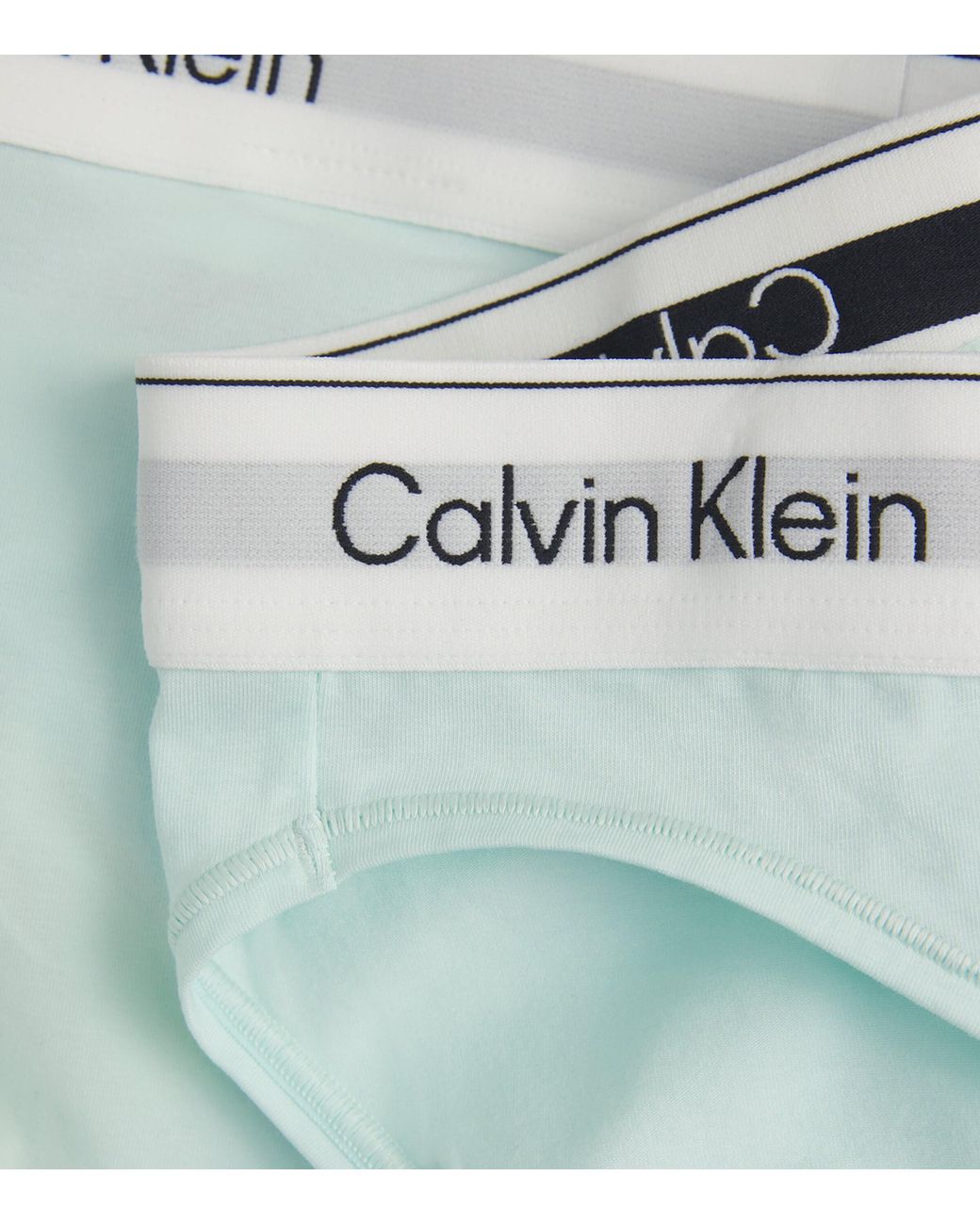 Calvin Klein Blue Cotton-Modal Icon Brazilian Briefs