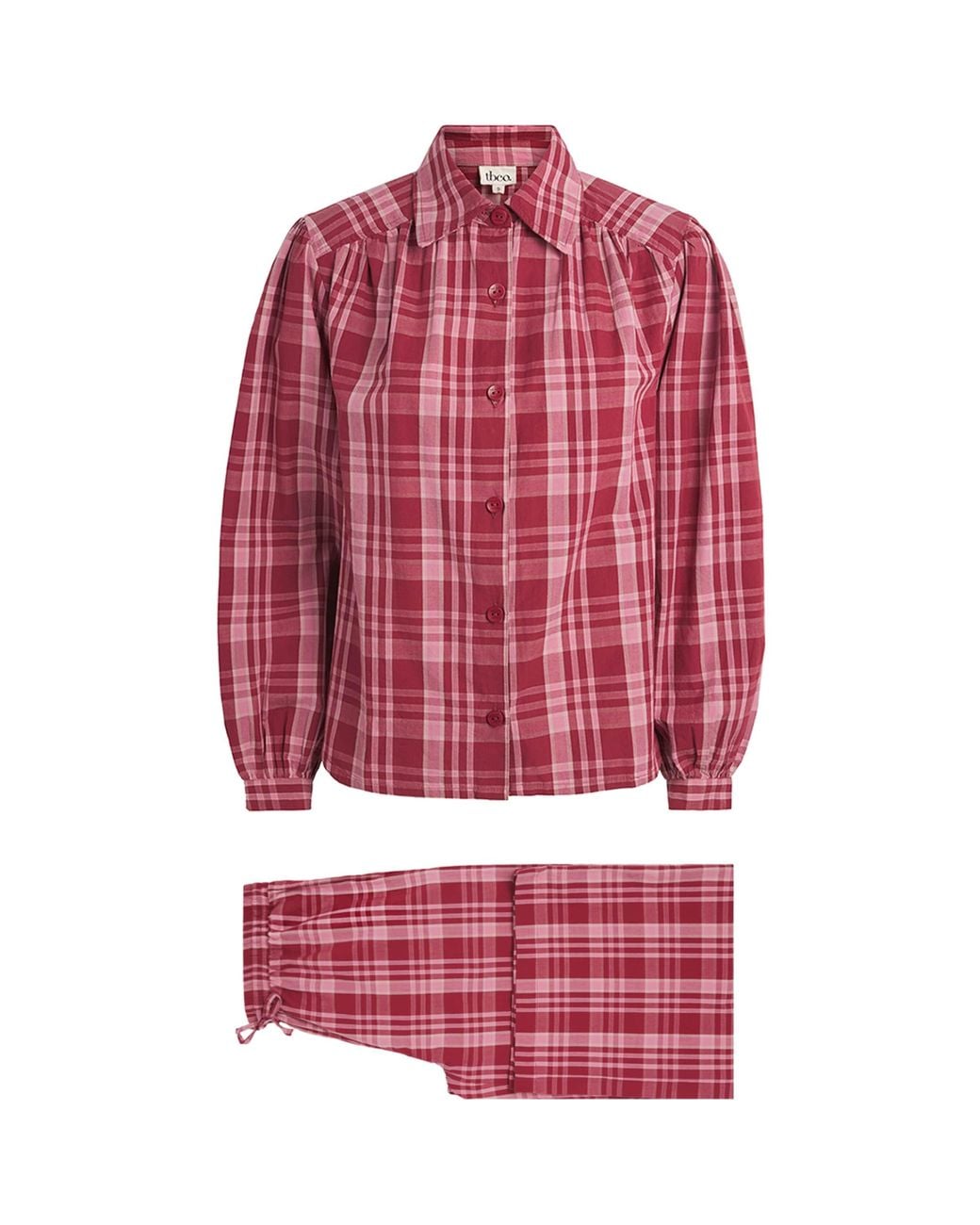 TBCo Red Tartan Pyjama Set