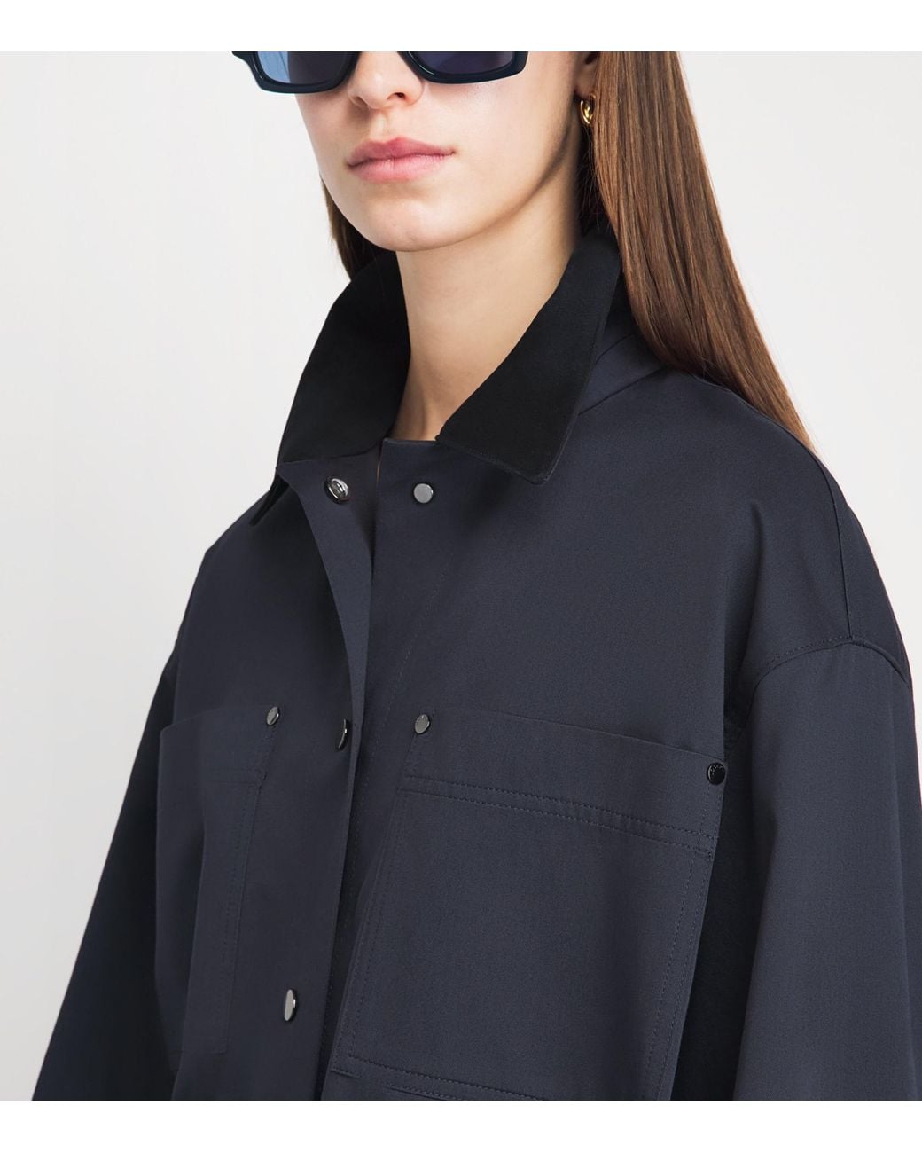 Joseph Blue Cotton Athos Jacket
