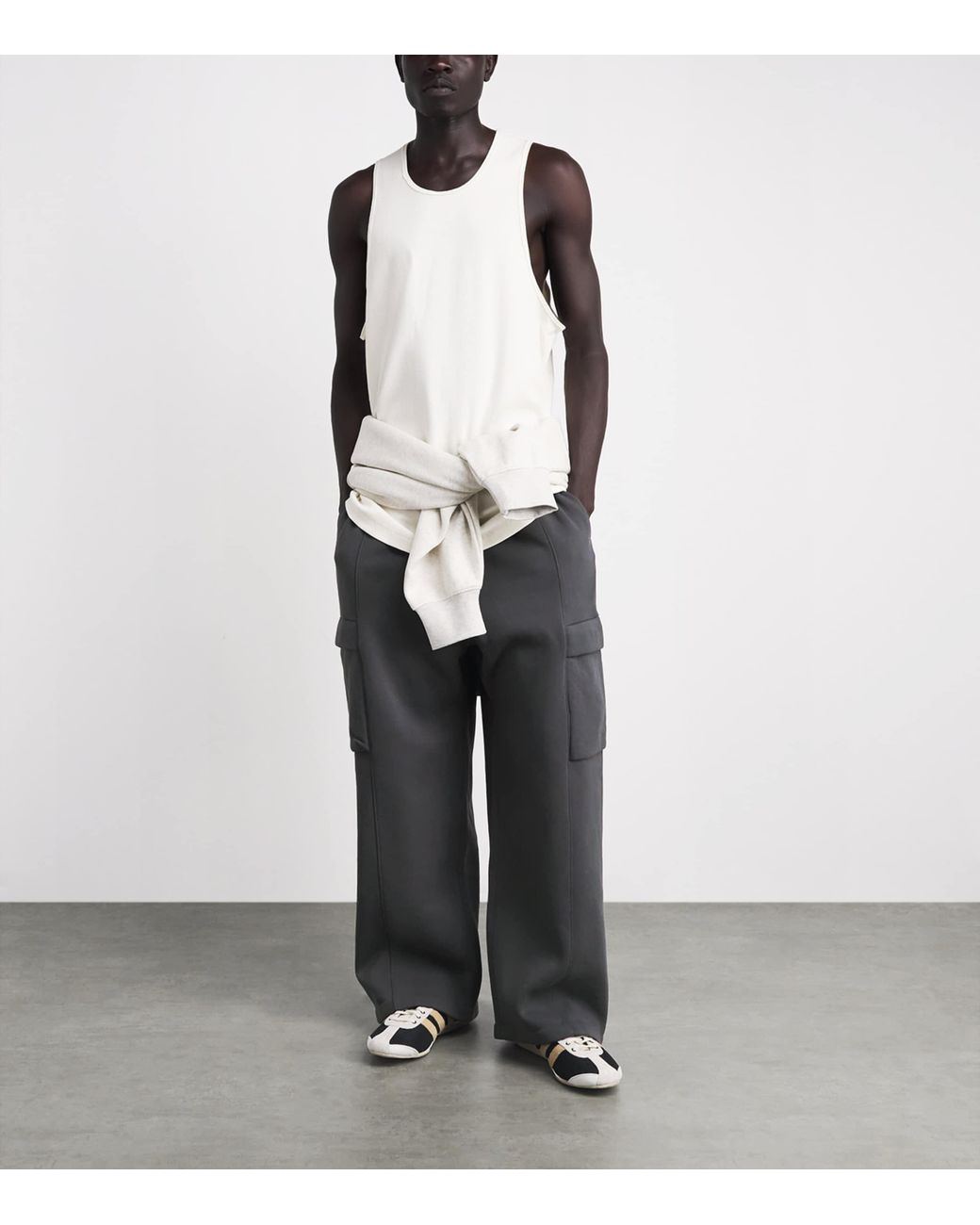 Fear Of God Gray Cargo Field Sweatpants for men
